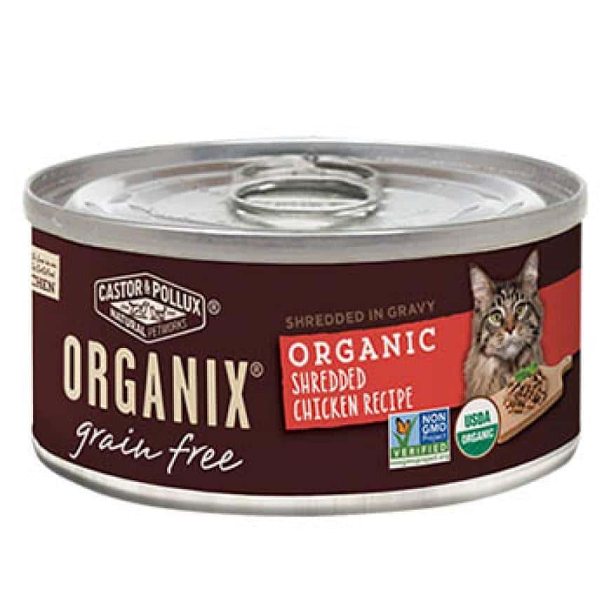 CASTOR & POLLUX ORGANIX 貓罐頭 有機無穀物 手撕雞配方 5.5oz (7944) (圖片2)