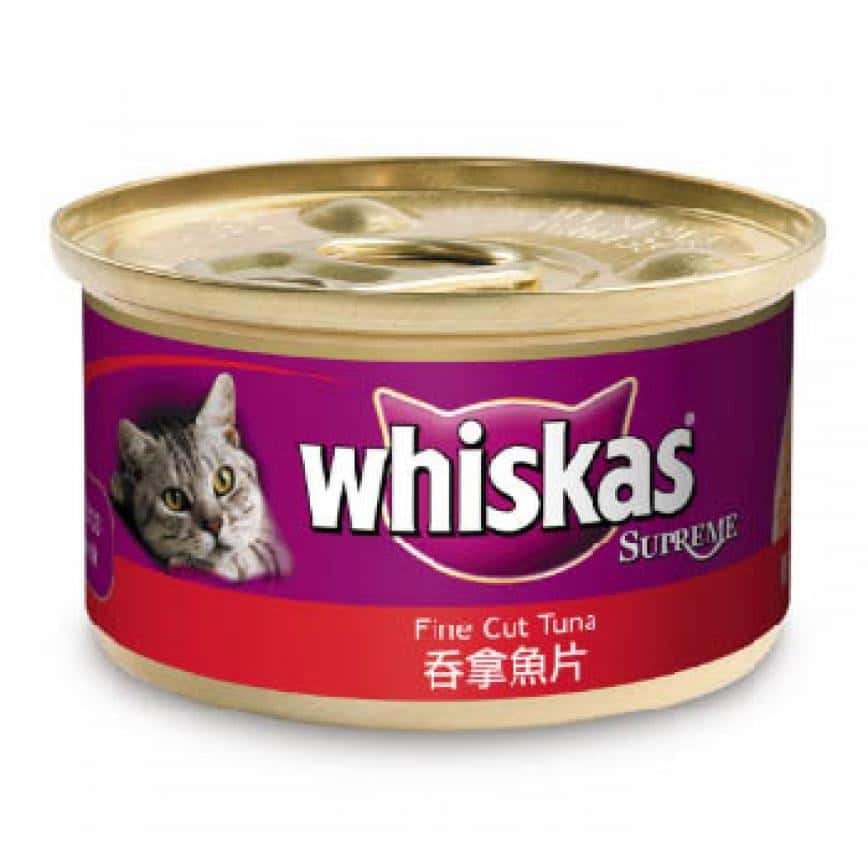 whiskas偉嘉 極品貓罐頭 吞拿魚片 85g (HK04580) (圖片2)