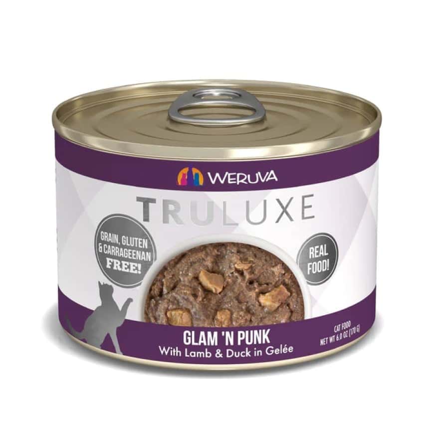 WeRuVa 貓罐頭 主食罐 尊貴系列 羊肉、無骨及去皮鴨胸肉吞拿魚 Glam'N Punk 170g (001825) (圖片2)