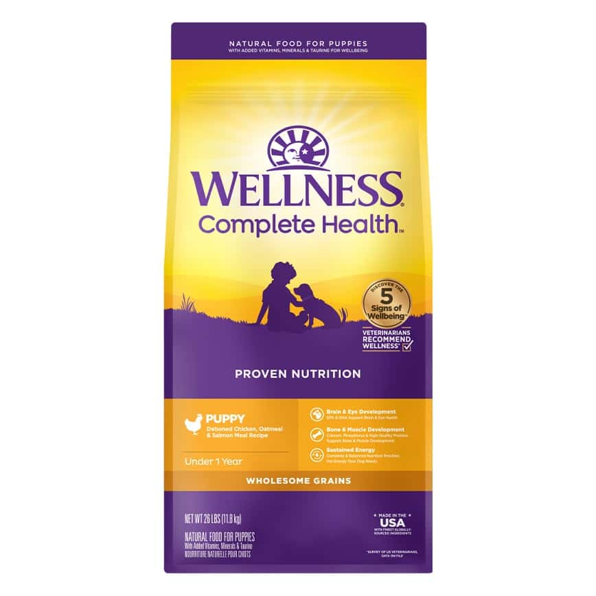 WELLNESS 狗糧 Complete Health GRAINED 幼犬配方 雞,燕麥及三文魚 5lb (89146) (圖片2)