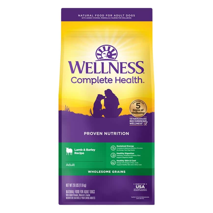 WELLNESS 狗糧 Complete Health GRAINED 成犬配方 羊肉燕麥 30lb (8908) (圖片2)