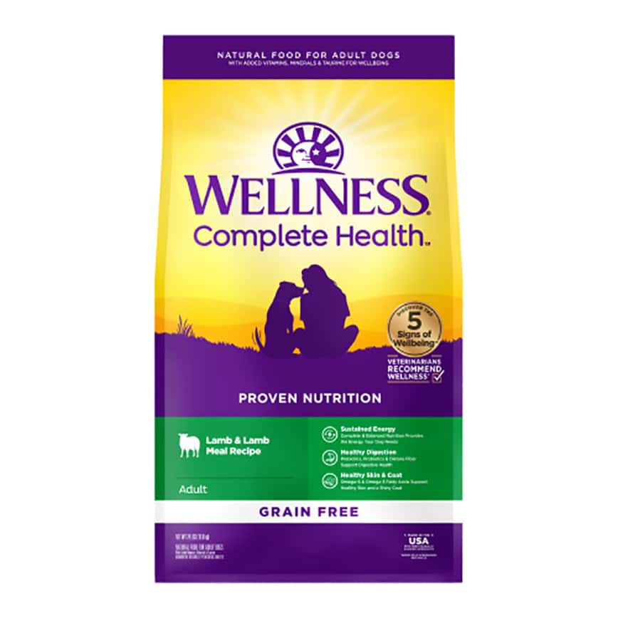 WELLNESS 狗糧 Complete Health 無穀物 GRAIN FREE 羊肉配方 12lb (89137) (圖片2)