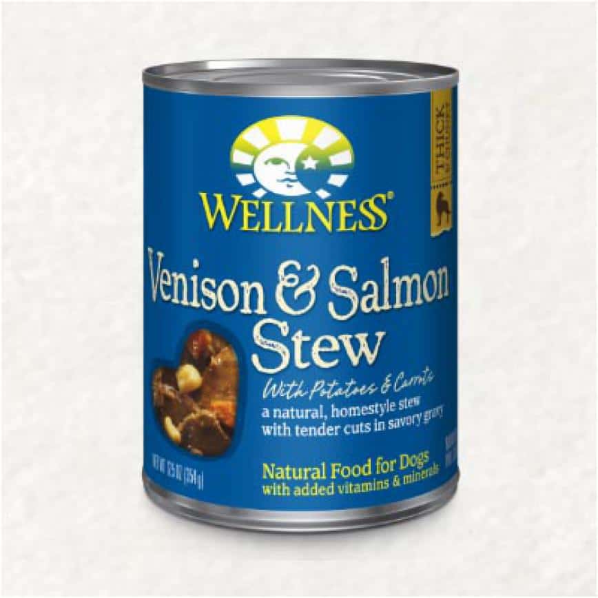 WELLNESS STEW 狗罐頭 鹿肉燘三文魚 Venison & Salmon Stew with Potatoes & Carrots 12.5oz (藍) (圖片2)