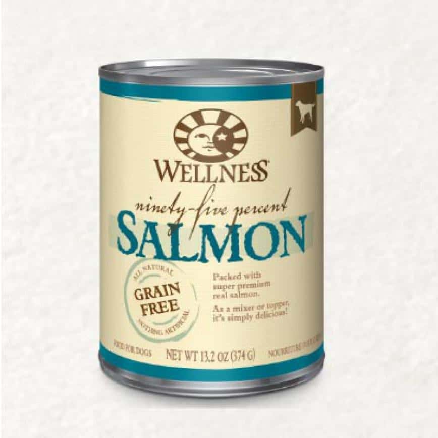 WELLNESS 狗罐頭 95% 無榖物三文魚配方 13.2oz (89404) (圖片2)