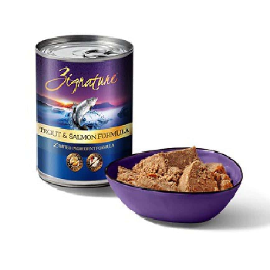 Zignature 純天然狗罐頭 鱒魚三文魚配方 13oz (ZI-SFC) (圖片2)