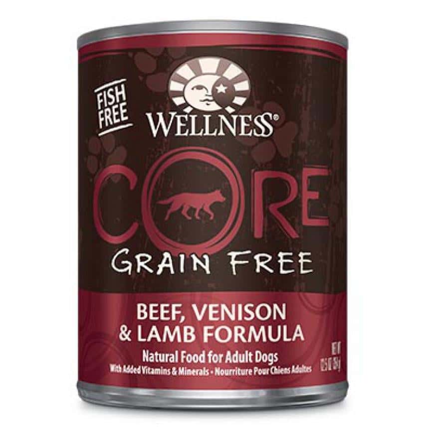 WELLNESS CORE 狗罐頭 無穀物狗罐頭 牛肉、鹿肉拼羊肉配方 12.5oz (圖片2)
