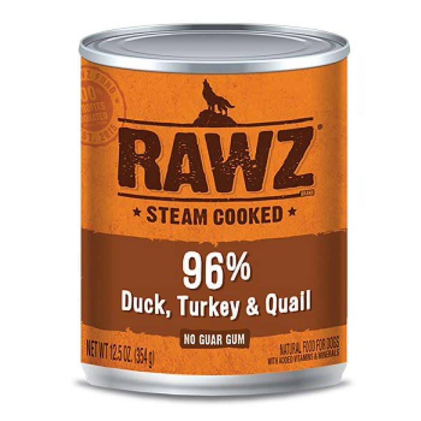 RAWZ 狗罐頭 主食罐 全犬配方 鴨+火雞及鵪鶉 354g (RZDD354) (圖片2)