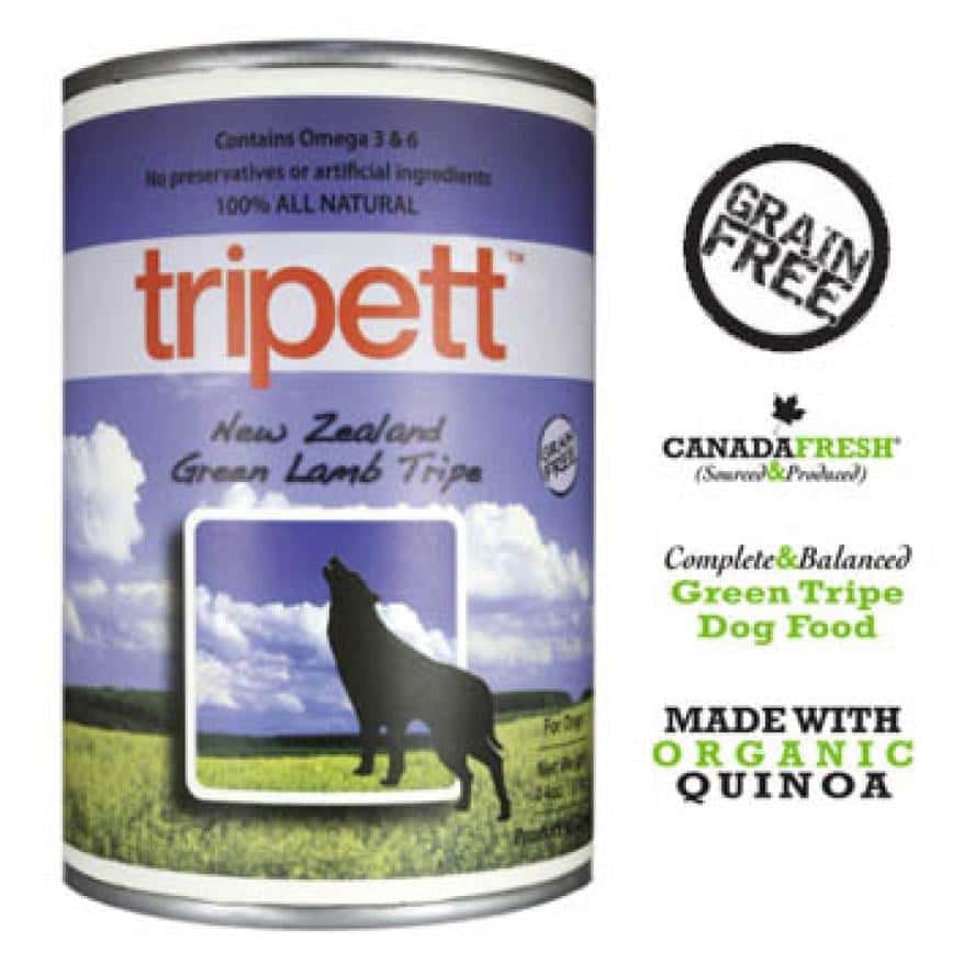 PetKind Tripett 狗罐頭 無穀物羊草胃配方 (1-872) Original Green Lamb Tripe 14oz (圖片2)