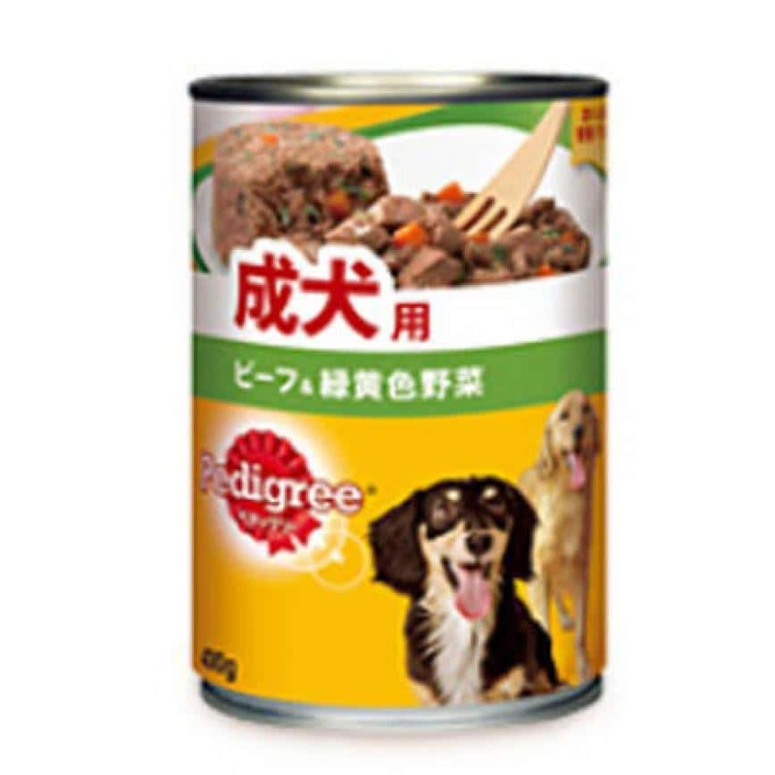 Pedigree寶路 狗罐頭 野菜牛柳 400g (圖片2)