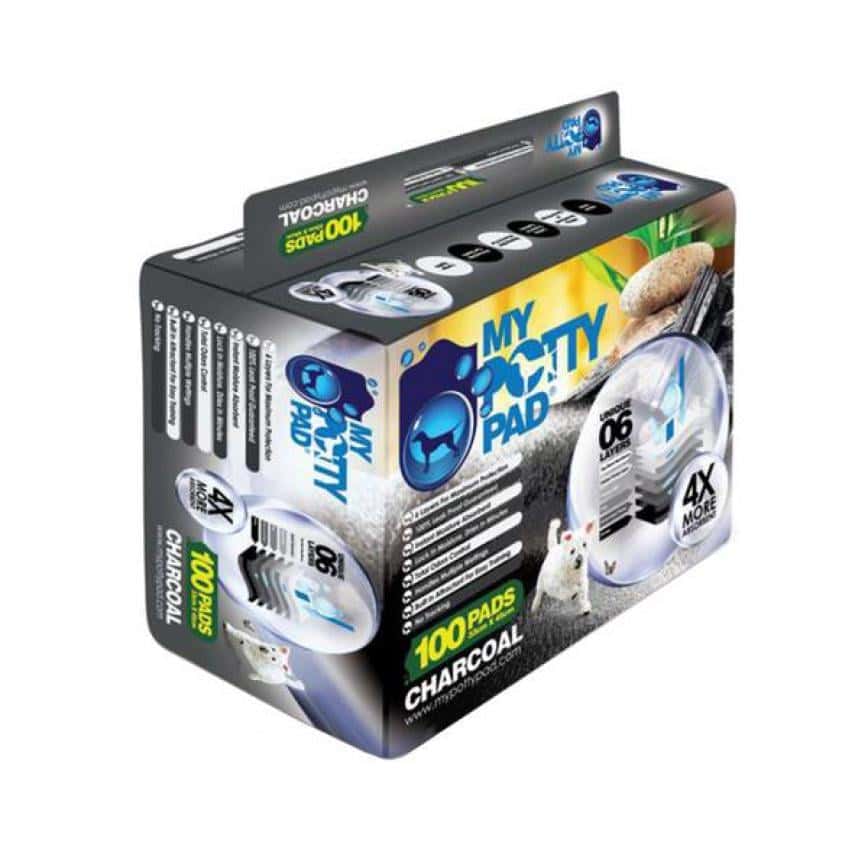 My Potty Pad 活性炭殿堂吸 寵物尿墊 狗尿墊 狗尿片 MPPC100 [33*45 S碼 100PADS] (圖片2)