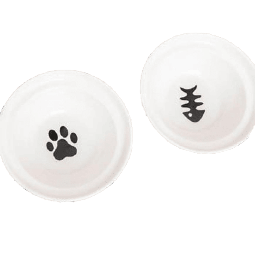 陶瓷高腳寵物雙碗 (貓犬用) (圖片2)