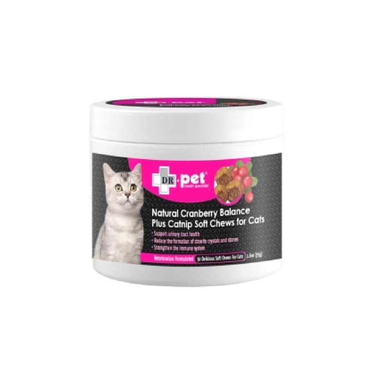 DR.pet 貓用小紅莓保護尿道天然肉粒 DP0036A 50粒 (停售) (圖片2)