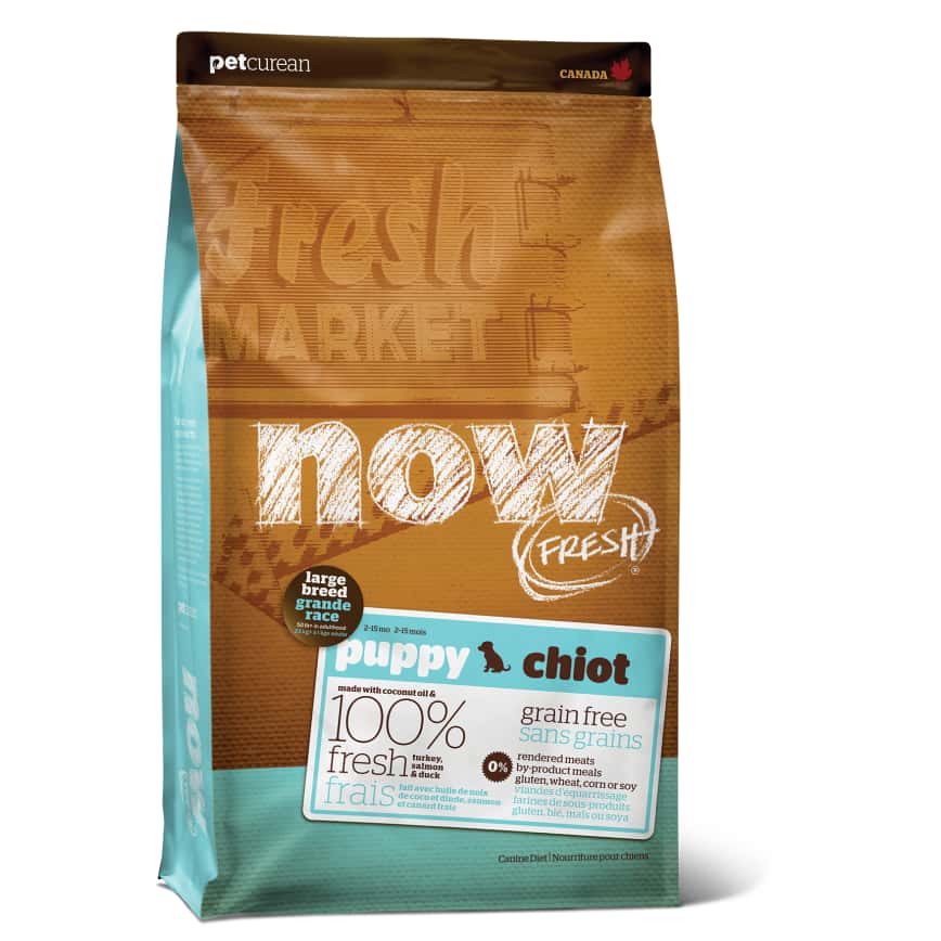 now FRESH 狗糧 無穀物狗糧 大型犬幼齡配方 火雞三文魚及鴨肉 12lb (2305112) (停售) (圖片2)