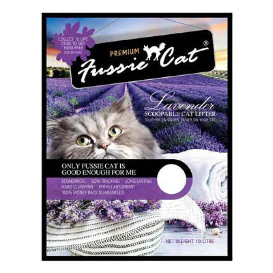 Fussie Cat高竇貓 礦物貓砂 薰衣草味 10L (FCLV2) (圖片2)