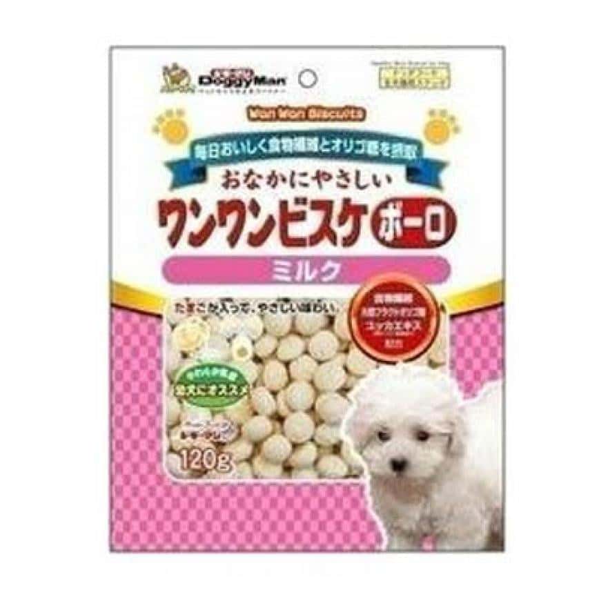 DoggyMan 日本狗零食 牛奶小饅頭 120g (犬用) (停售) (圖片2)