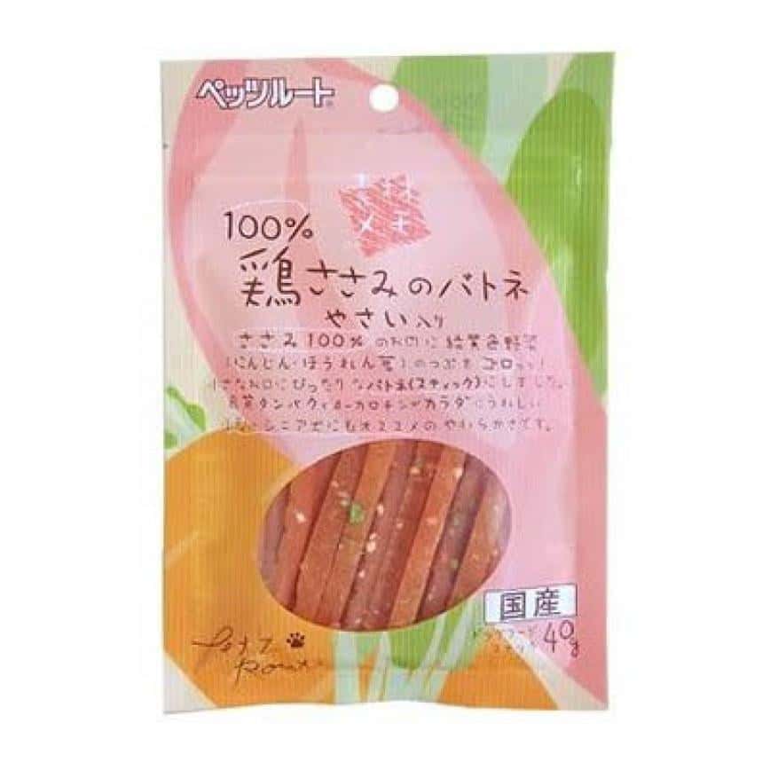 日本Petz Route 100％野菜雞肉條 40g (犬用) (停售) (圖片2)