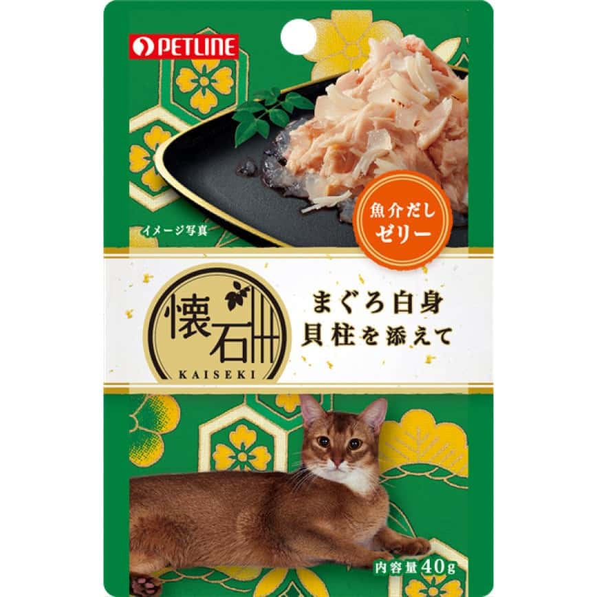 日本Petline 懷石料理 貓餐包 金槍魚+海鮮+扇貝 40g (KP3) (圖片2)