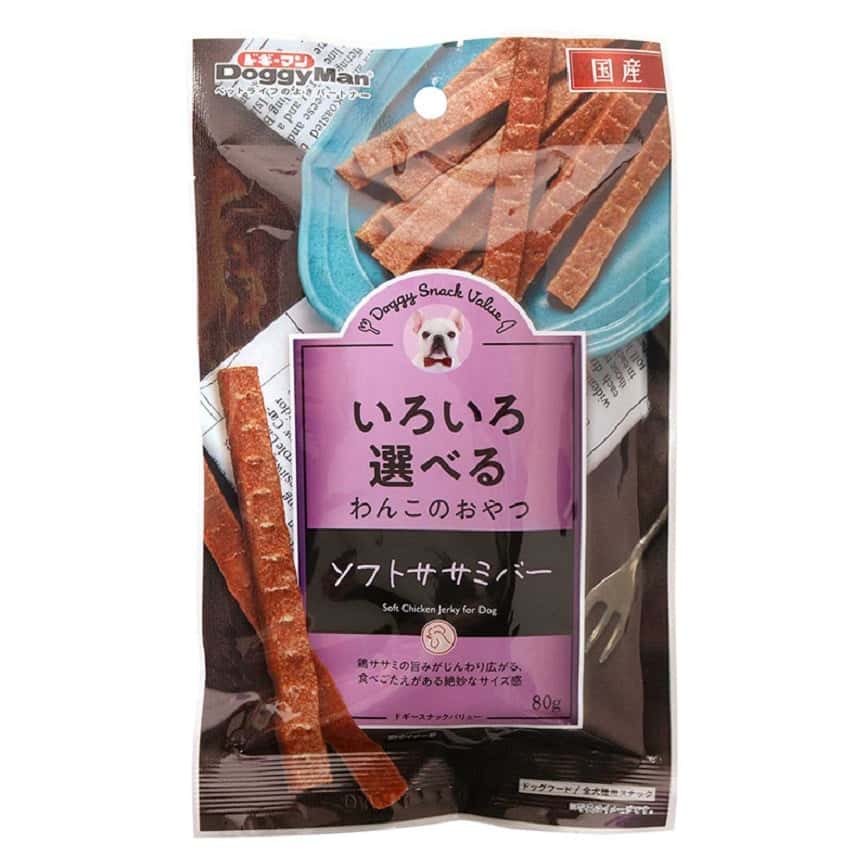 DoggyMan 日本狗零食 營養柔軟雞肉粗條 80g (犬用) (圖片2)