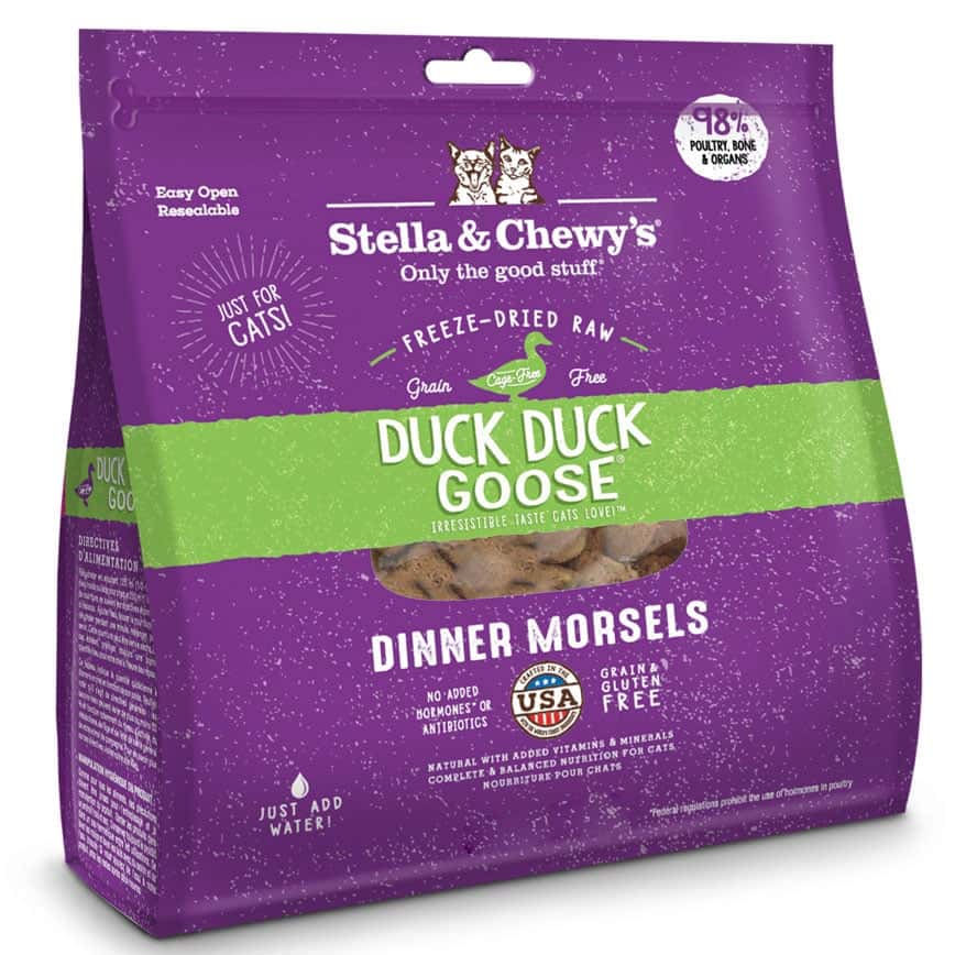 Stella & Chewy's 貓糧 Dinner Morsels 凍乾生肉主食糧 鴨肉及鵝肉配方 8oz (SC036-A) (圖片2)