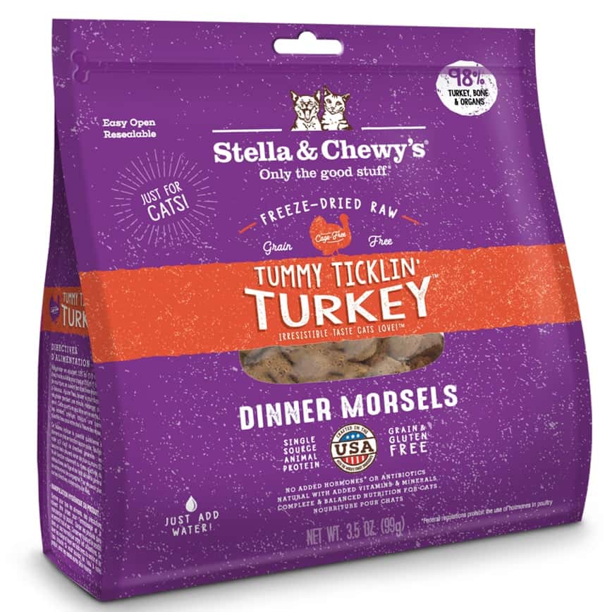 Stella & Chewy's 貓糧 Dinner Morsels 凍乾生肉主食糧 火雞配方 18oz (SC040) (圖片2)