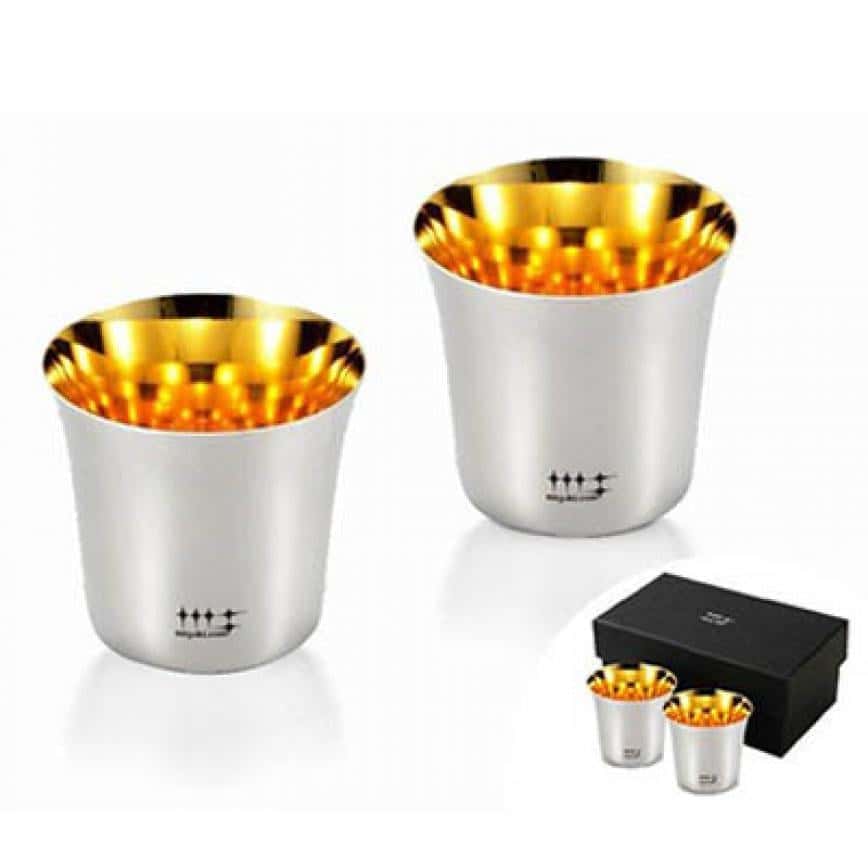 日本磨き屋鍍金小酒盅 100ml 2本入 (圖片2)