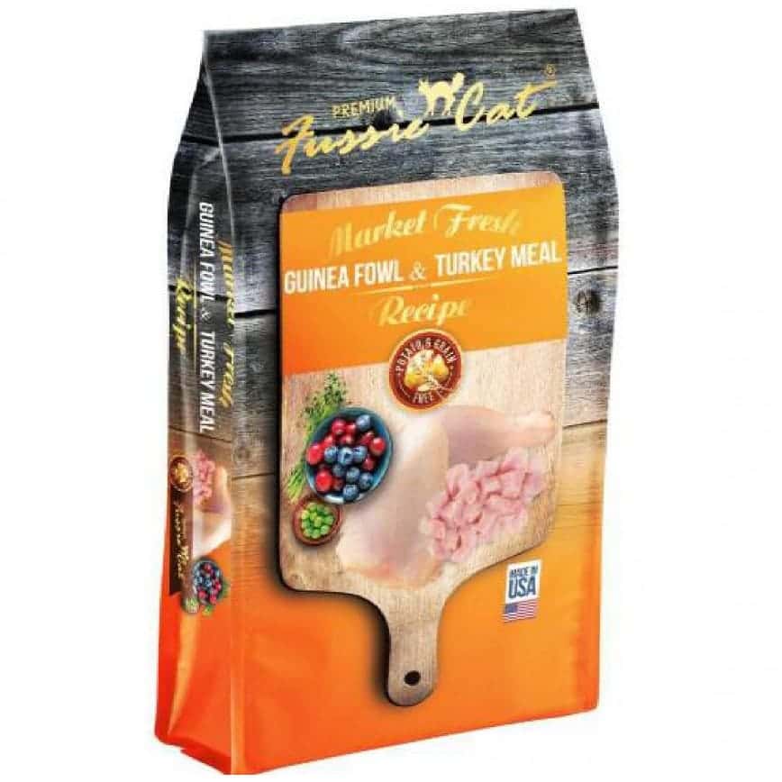 Fussie Cat 貓糧 Market Fresh 純天然貓糧 珍珠雞及火雞配方 10lb (橙) (FU-GT3) (圖片2)