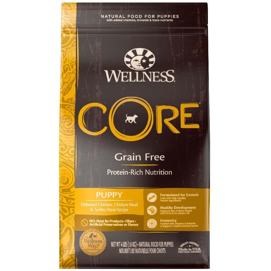 WELLNESS CORE 狗糧 無穀物 幼犬低敏成長配方 去骨雞及火雞 12lb (88423) (圖片2)