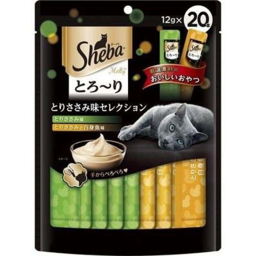 日本Sheba 貓肉泥 雞肉拼雞肉白身魚 12g 20本入 (SMT32) (圖片2)