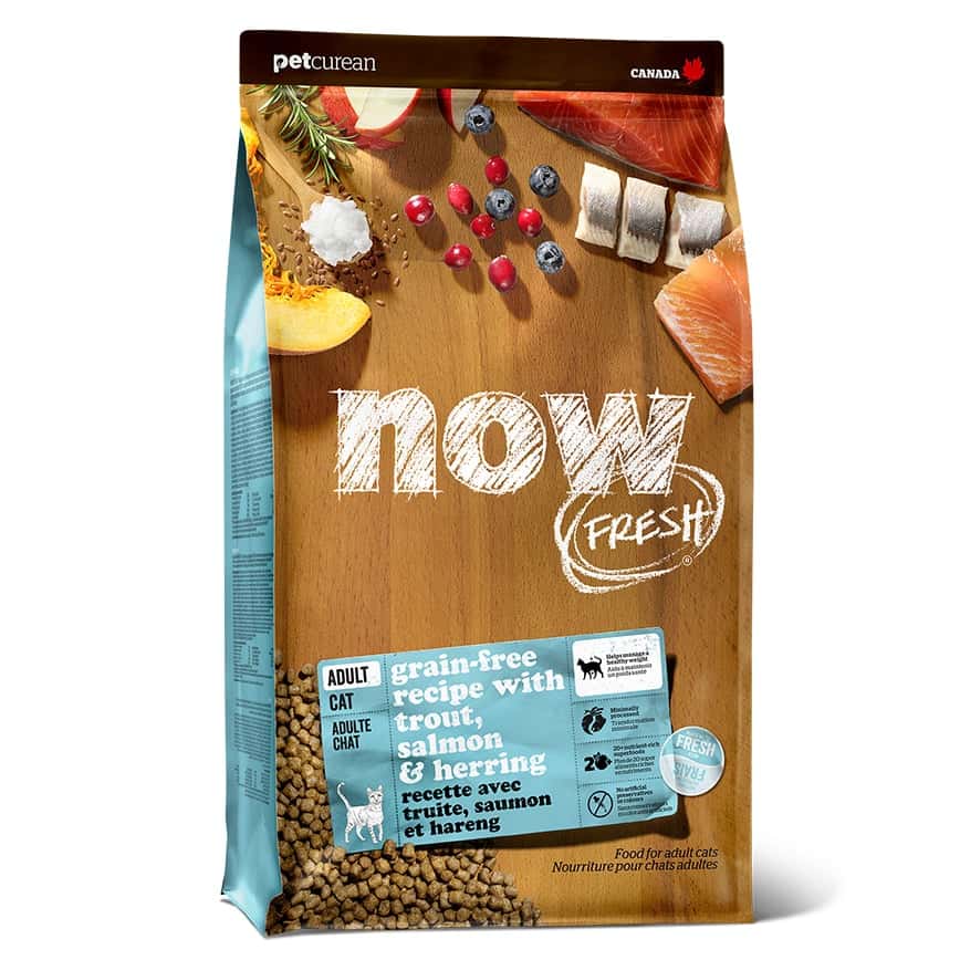 now FRESH 貓糧 無穀物 魚肉配方 鱒魚三文魚及鯡魚 16lb (2306316) (圖片2)