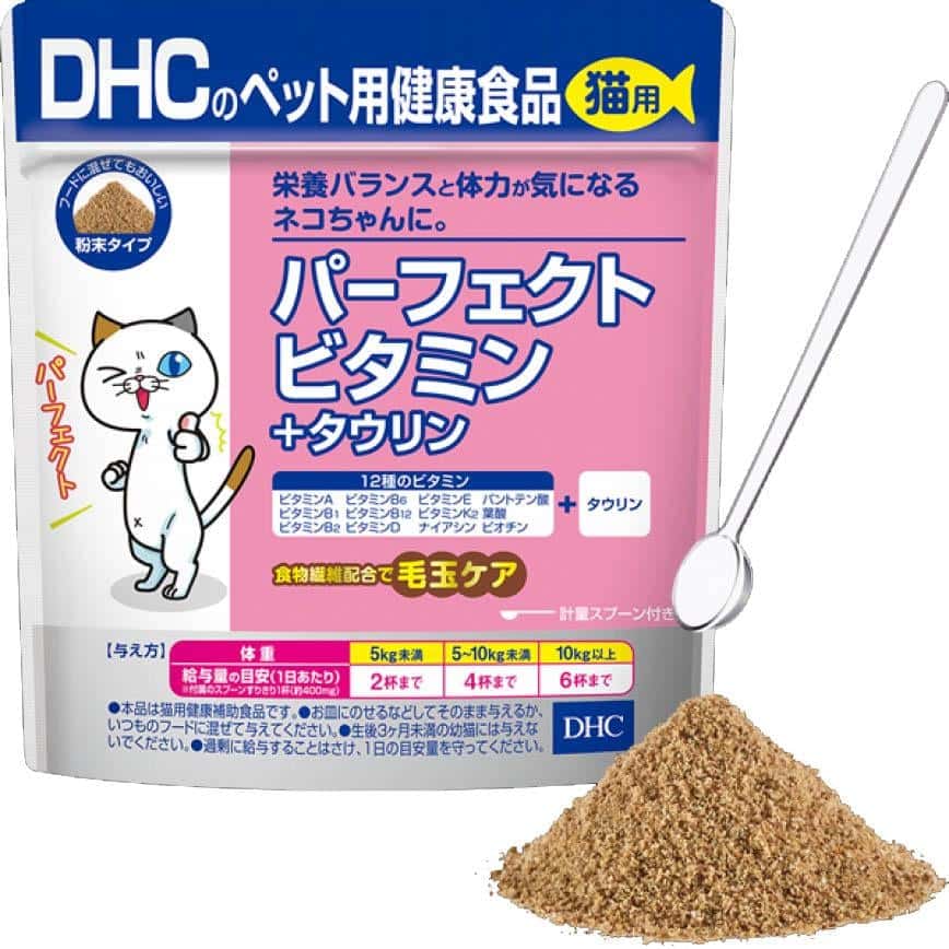 日本DHCペット 貓貓健康食品 牛磺酸強身護心配方 50g (圖片2)
