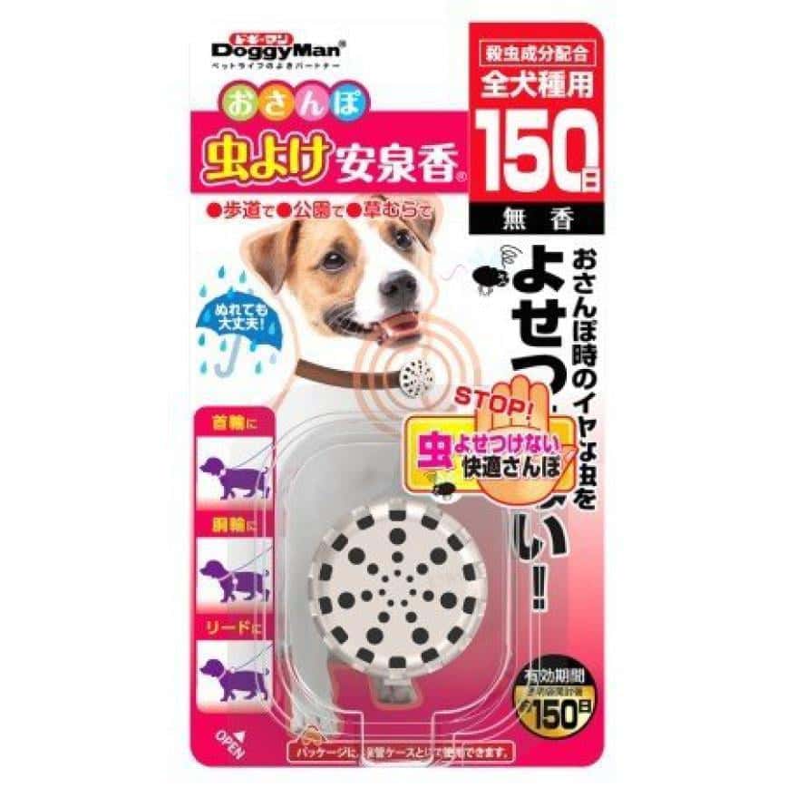 DoggyMan 日本狗用品 150日長效 天然成分驅蚊驅蟲安泉香 1個裝 (圖片2)