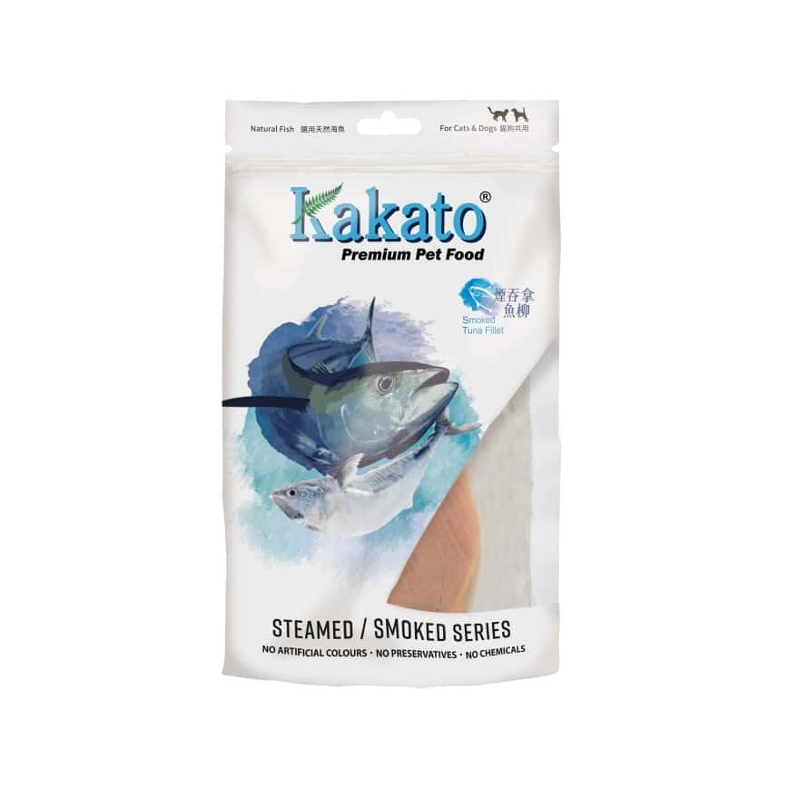 Kakato 卡格 貓狗零食 煙燻蒸煮系列 煙吞拿魚柳 66g [1包6件] (SK0932EIN) (圖片2)