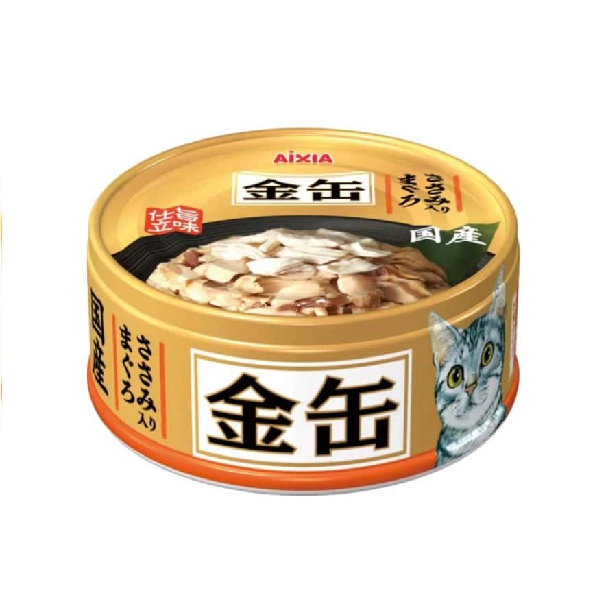 AIXIA 愛喜雅 貓罐頭 金缶系列 吞拿魚+雞 70g (GN-3) 新舊包裝隨機出貨 (圖片2)