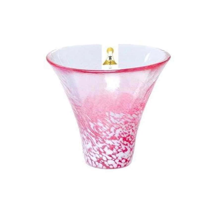 日本清酒杯 招福杯 富士山 赤 200ml (WA519) (圖片2)