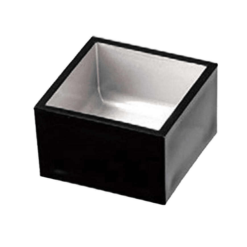 日本清酒杯 枡酒杯 黑内銀 1個入 (圖片2)