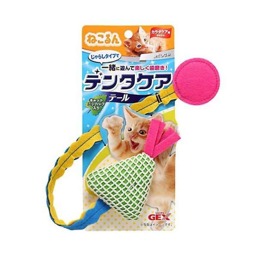 日本GEX 貓咪竹筍/花花潔齒玩具 (款式隨機) (停售) (圖片2)