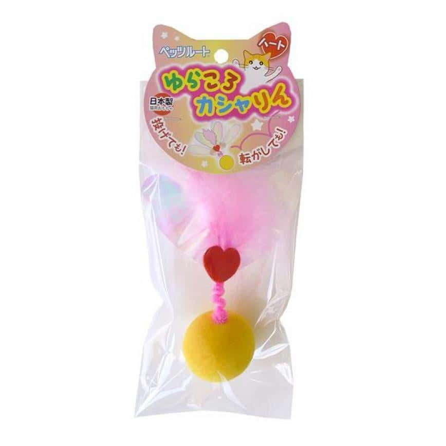 日本Petz Route 翅膀不倒翁 貓咪玩具 (紅心心) (圖片2)