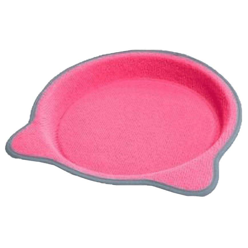 日本MARUKAN 貓耳鍋型 粉紅色貓抓板 中型 CT-257 (圖片2)