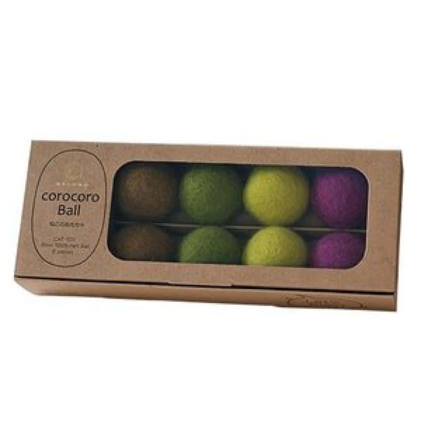 日本necono 貓咪玩具 毛氊球 巧克力味 8枚 (圖片2)