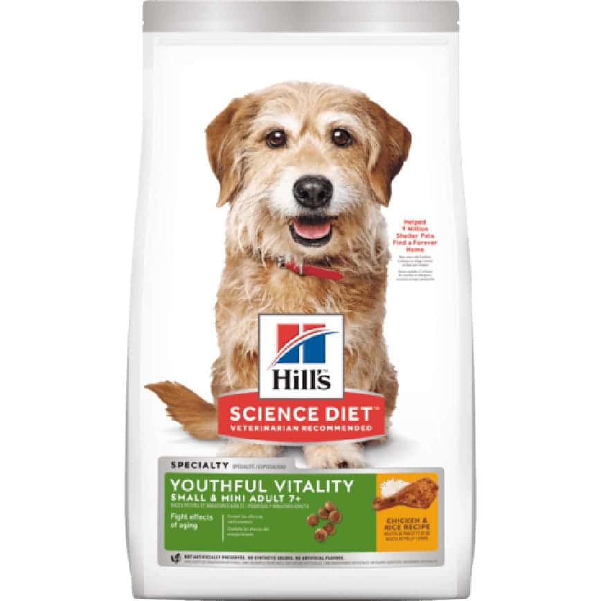 Hills 狗糧 小型高齡犬 7+ 年輕活力 Adult Small & Mini Youthful Vitality 12.5lb (10771) (圖片2)