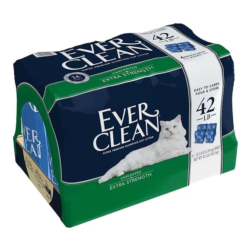 Ever Clean 美國 礦物貓砂 藍鑽 持久除臭貓砂 無香味 42lbs (ES42) (圖片2)