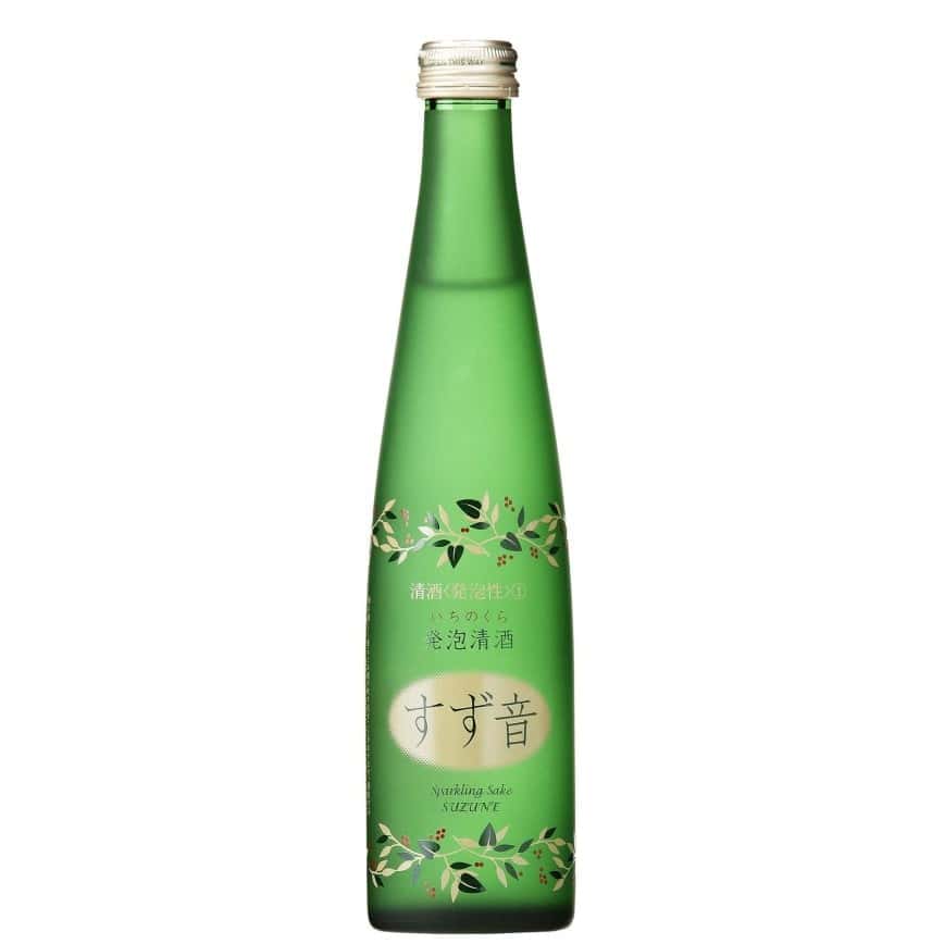 一之藏 Sparkling Sake 發泡氣泡清酒 香檳清酒 すず音 300ml (綠) (圖片2)