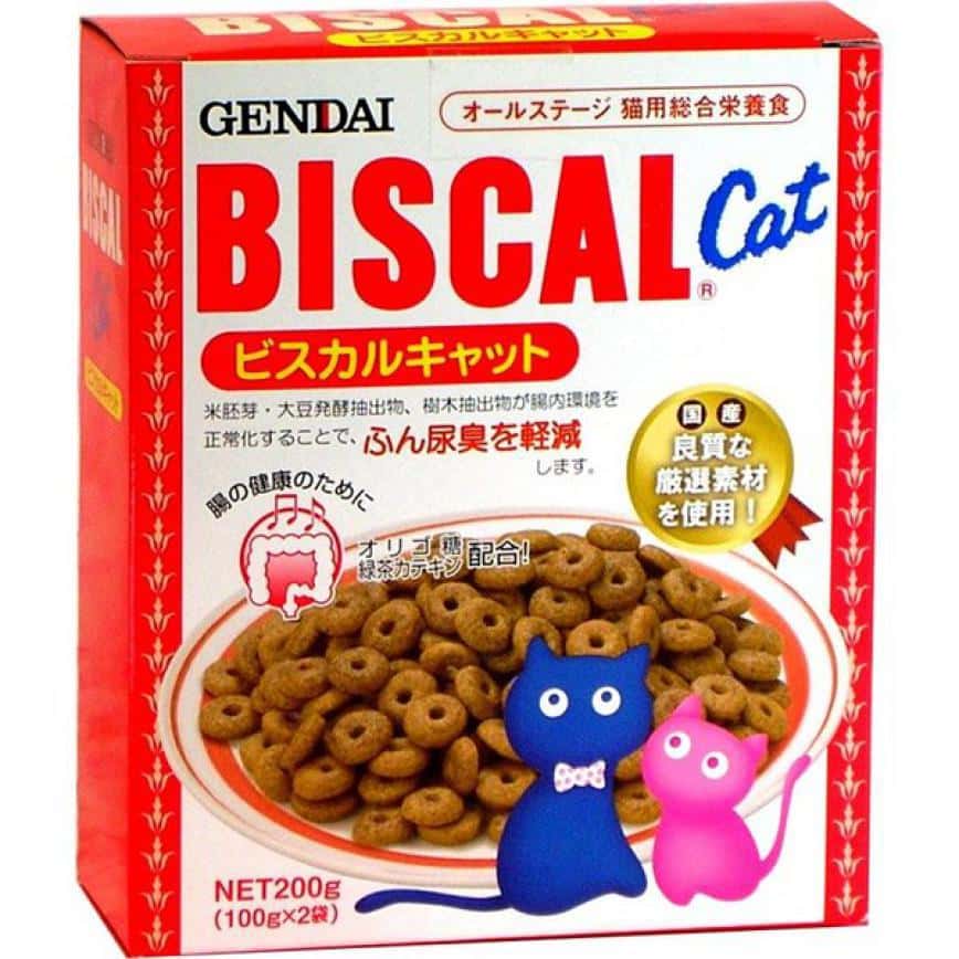 日本GENDAI現代製薬 貓脆餅 腸道健康減尿臭配方 200g (停售) (圖片2)