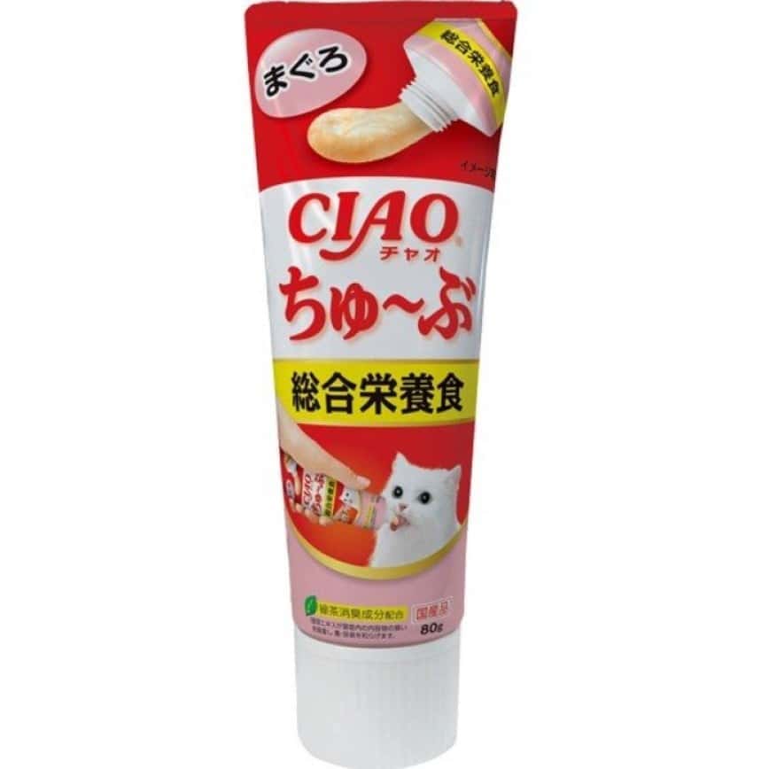 CIAO 日本貓用營養膏 乳酸菌營養膏 綜合營養金槍魚味 80g (粉紅) (CS-155) (圖片2)