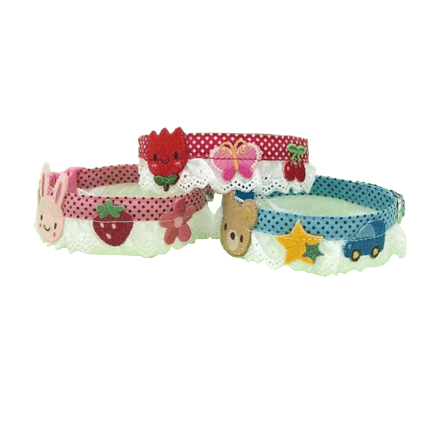 日本鮮味生果圖案 貓貓頸帶 M碼 (顏色隨機) (圖片2)