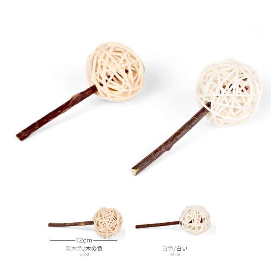 貓咪木天蓼磨牙健齒 趣味逗貓棒 棒棒糖款 (顏色隨機) (圖片2)