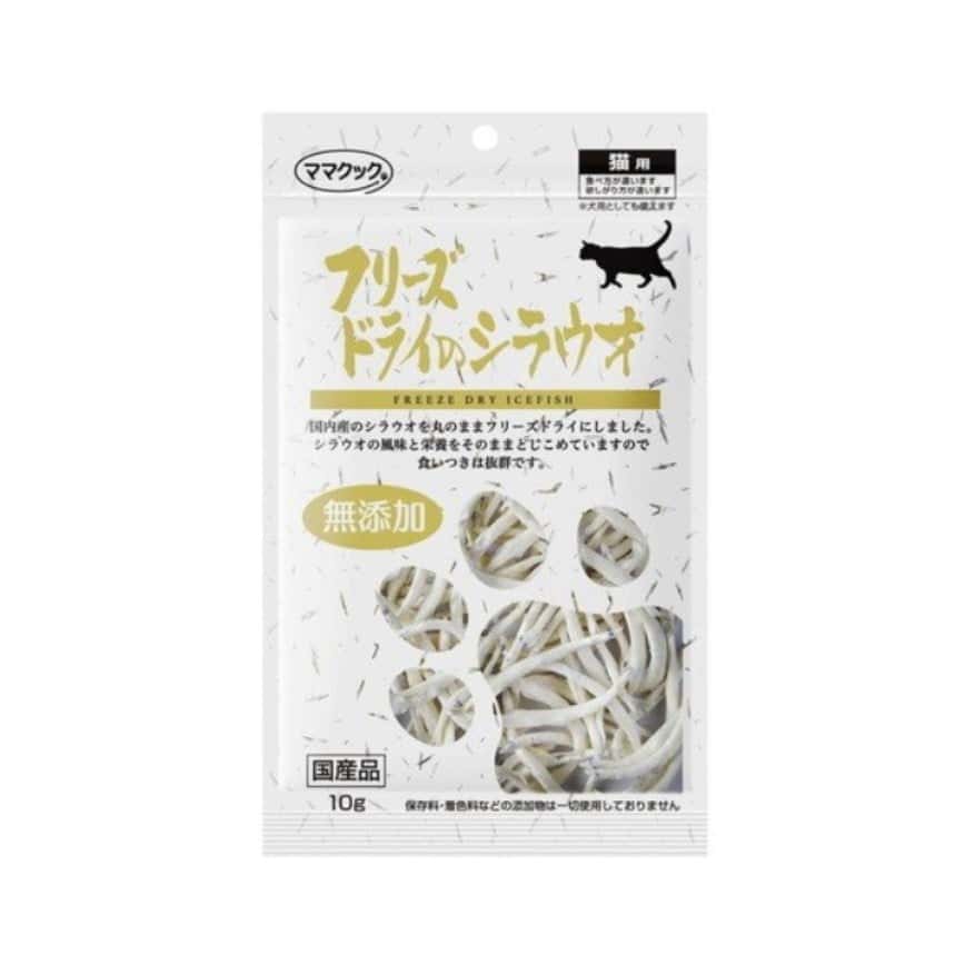 日本但馬高原 貓狗小食 凍乾銀魚 10g (白) (圖片2)
