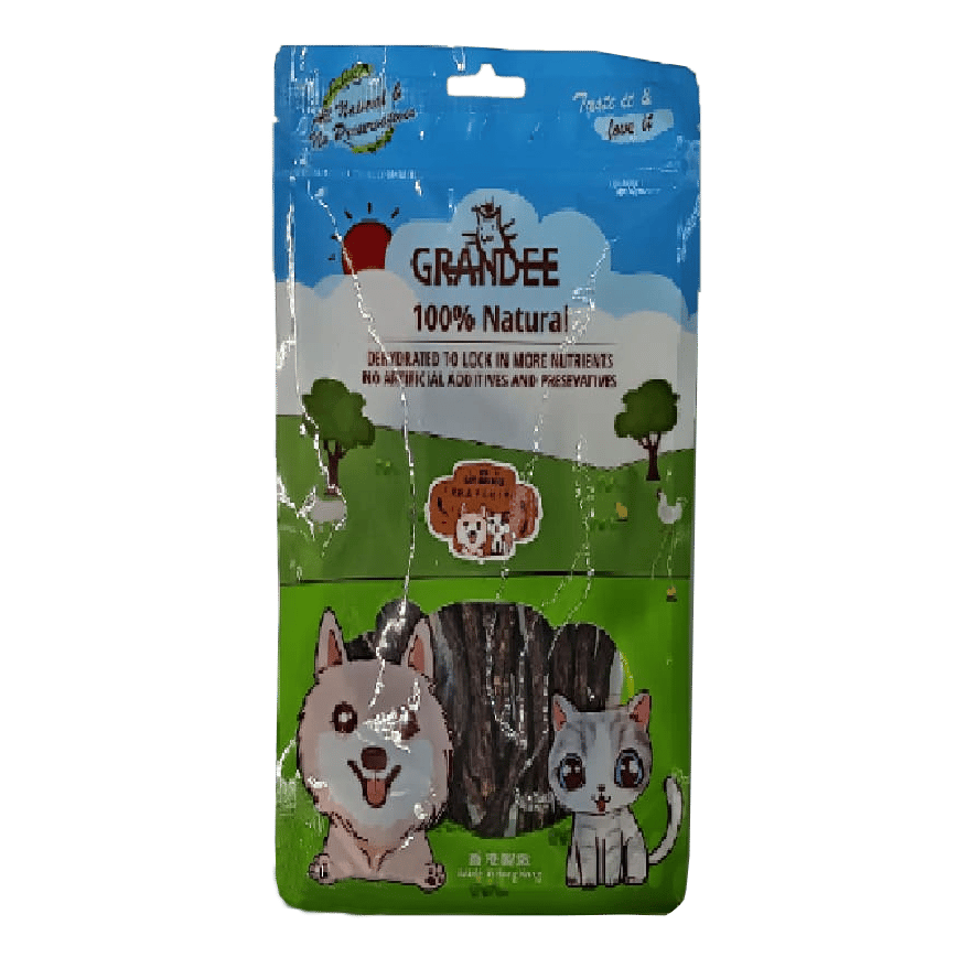 GRANDEE 香港製造 天然風乾小食 蟲草花杞子牛肉 50g (貓犬用) (GD/27-50) (圖片2)