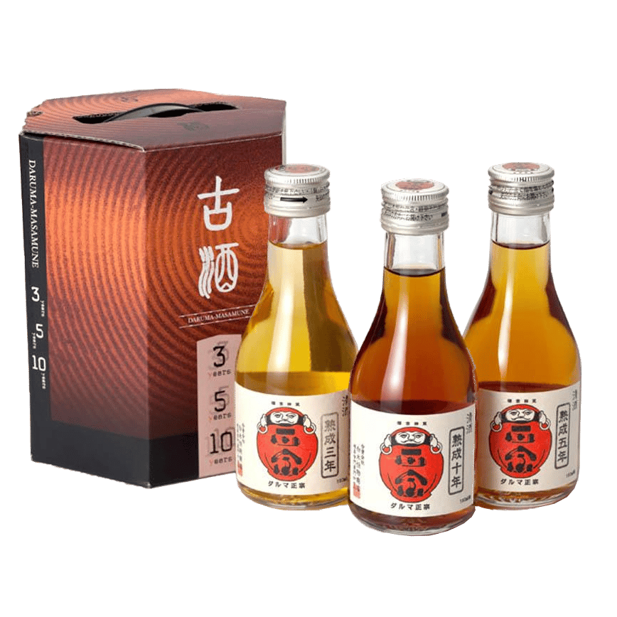達磨正宗 ダルマ正宗 熟成古酒 3年5年10年 180ml 3支套裝 (圖片2)