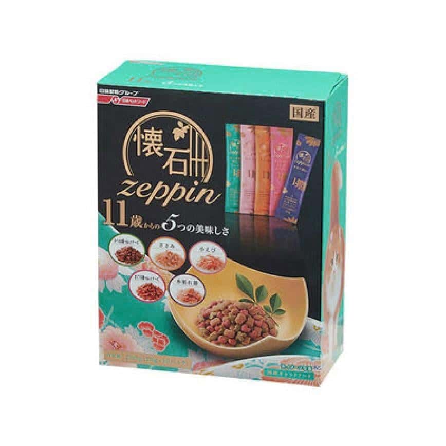 日本Petline 懷石料理貓零食 混合海鮮及芝士味 11歲貓適用 220g (藍綠) (NKZD184) (圖片2)